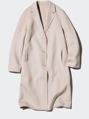 Uniqlo Double Face Chester Long Coat S